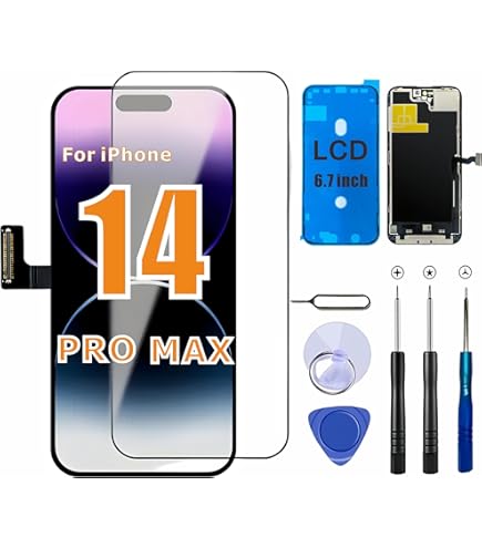 RUEMIU Batterie 4800 MAh Pour IPhone 14 Pro Max, Haute Capacité Améliorée Pour IPhone 14 Pro Max A2894 A2651 A2893 A2895 Avec Kit D'outils De Réparation Complet