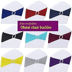 Obstal 6 Pack Stretch Spandex Table Covers for 6