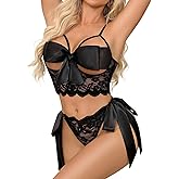 Aranmei Womens Lingerie Set 2 Piece Bra and Panty sets S-XXL