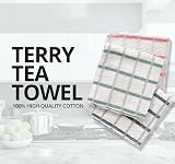 DreamNights Extra Large Tea Towels 100% Cotton 70x40cm Set of 6 view 2