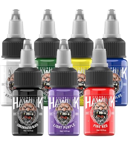 Millennium Mom's Inchiostro Per Tatuaggi - Set Di 7 Colori - Foto 5