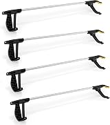 Straame Garden Litter Picker Grabber Reaching Tool Pack of 4