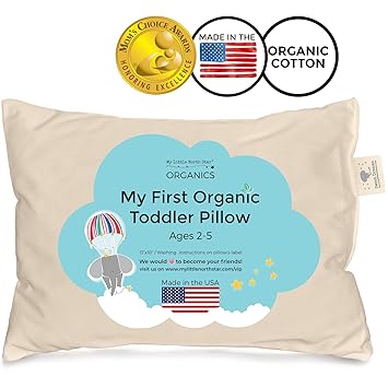 Amazon Com Toddler Pillow Soft Organic Cotton Made In Usa Baby
