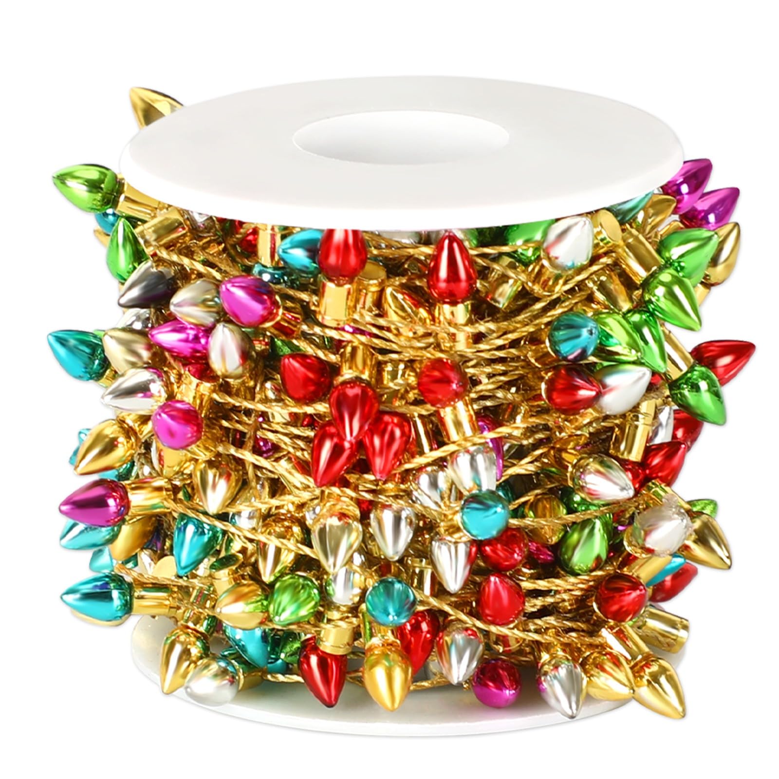 Photo 1 of Jansun 32.8 Feet Dollhouse Fake String, Miniatures Dollhouse Christmas String Decorations for Doll House Miniature Furniture Crafts Accessories Christmas Holiday Wedding Party Decor