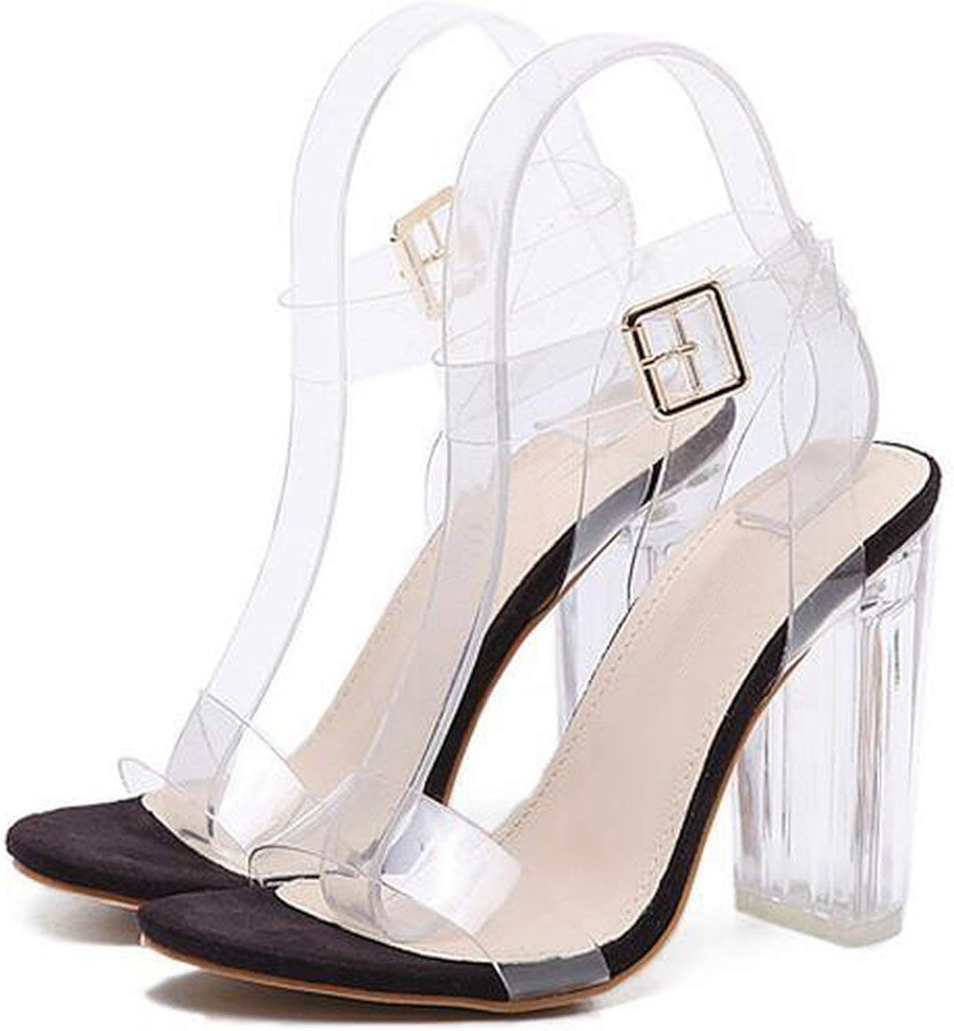 size 2 clear heels