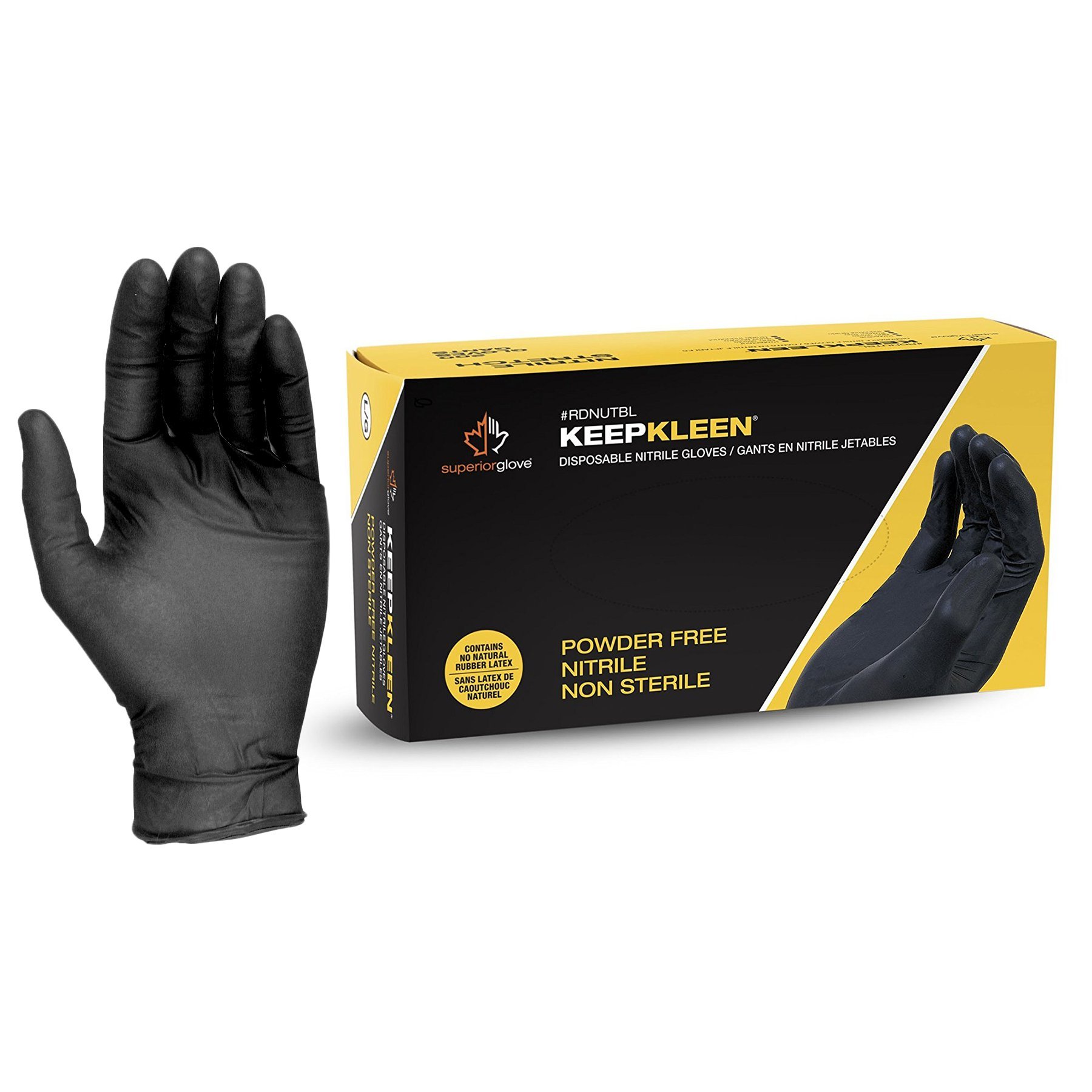 Buy Superior Black Nitrile Gloves, Latex Free Glove, Disposable Gloves