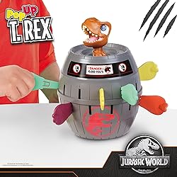 TOMY Pop Up T-Rex Board Game - Family and Preschool