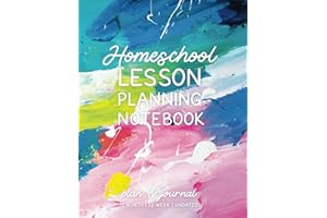 Homeschool Lesson Planning Notebook (Artist Series): 12 Month, 52 Week Undated Planner by schoolnest