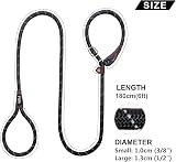 Fida Slip Lead for Dogs 1.8m One Size Reflective Nylon Rope Leash view 5