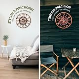 Garden Mile Bronze 30cm Waterproof Outdoor Wall Clock with Roman Numerals view 6