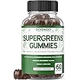 Supergreens Gummies (60 Count) Daily Greens Gummies - Greens Supplements with 8 Ingredient Power Blend - Superfood for Immunity Support for Adults - Third Party Tested, Vegan & USA Made