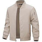 WULFUL Boy's Bomber Jackets Kids Spring Fall Zip Up Varsity Windbreak Jackets