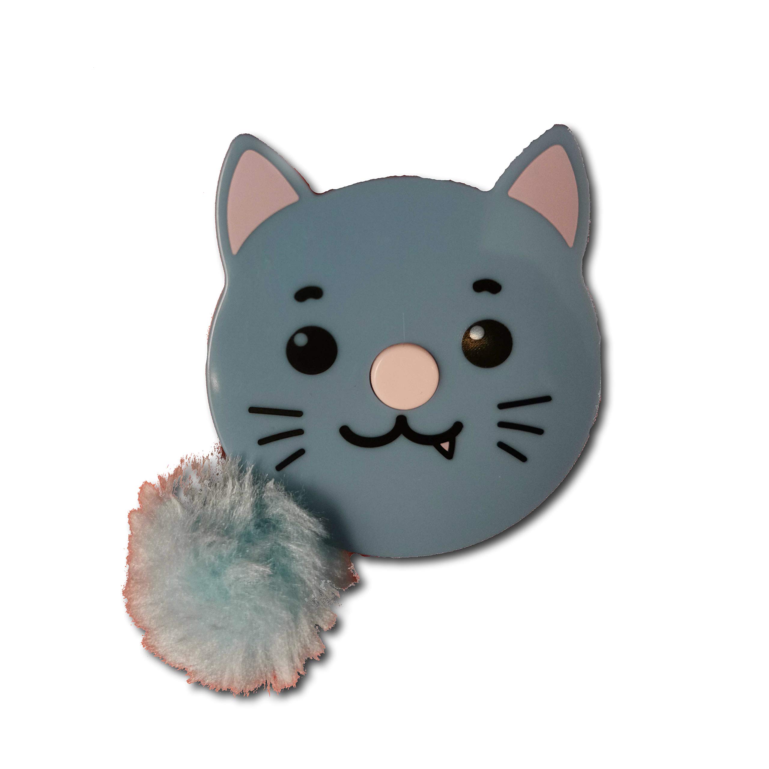 Sew Tasty Cute Kitten Retractable Tape Measure with Fluffy Pom-Pom Tail and Lanyard Hole