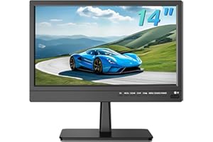 Feihe 14 inch Small Kitchen TV with Digital ATSC Tuner, Built-in TV Stand and Remote Control, HDMI, USB, TF,Hearphone Port fo