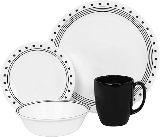 Amazon.com: Corelle Livingware Vajilla de 16 piezas con ...