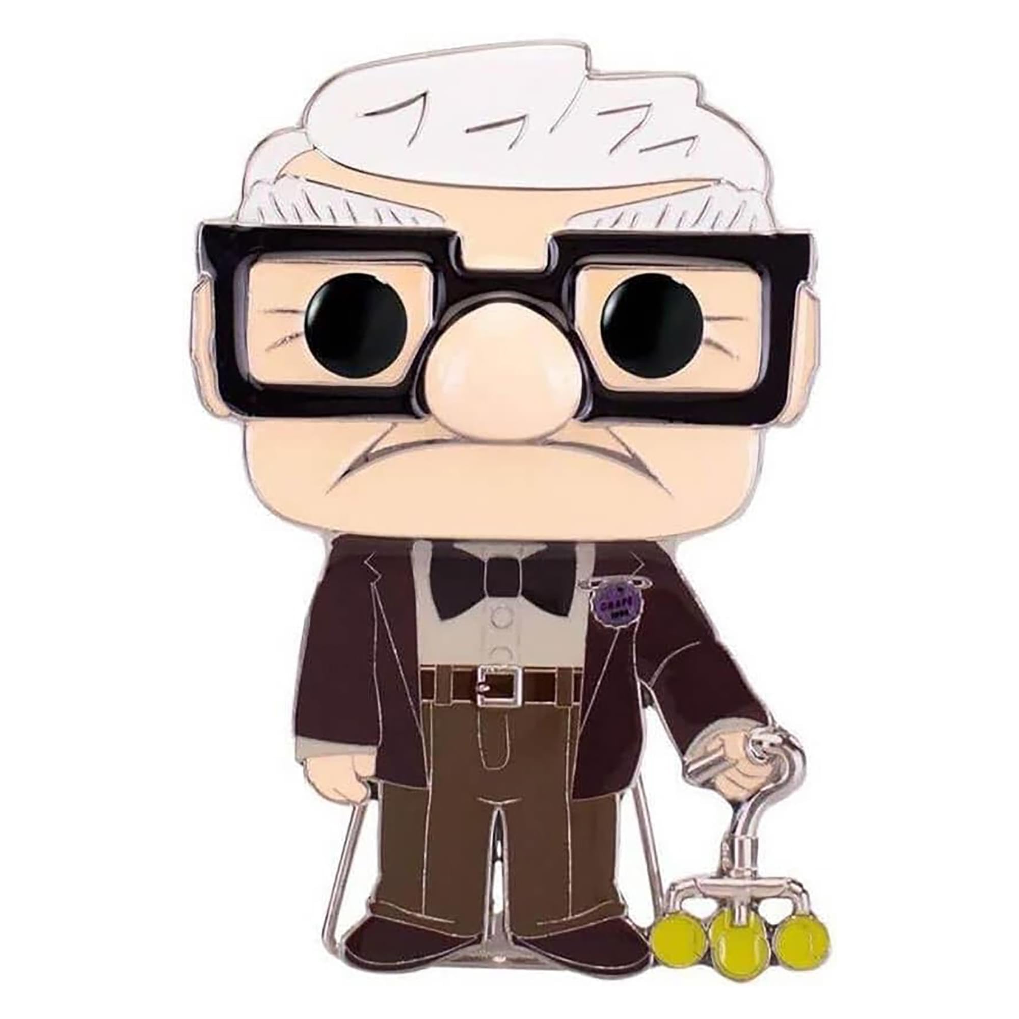 Funko Large Pop! Enamel Pin - Carl Fredricksen - Disney Pixar: UP - CARL - Disney Pixar: up Enamel Pins - Cute Collectable Novelty Brooch - for Backpacks & Bags - Gift Idea - Movies Fans