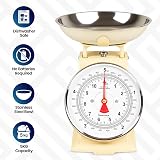 Innoteck Mechanical Kitchen Scale with Bowl 5kg Cream view 7