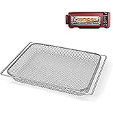 Air Fryer Oven Basket Replacement Baking Trays for Ninja Foodi SP201 SP301 SP351 Series Dual Heat Air Fryer Oven, Mesh Basket，Air Fryer Accessories for Ninja Foodi Air Fry Oven