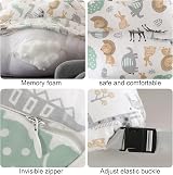 Topchances Pregnancy Pillow Nursing Pillow U Shaped 100% Cotton Cover view 4