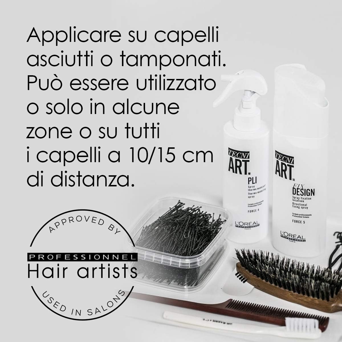 L'Oréal Professionnel Tecni.ART Flex Pli Hair Styling Spray, Thermo Modelling, Volumising, 190ml, Colourless, 190 ml (Pack of 1) - Image 4