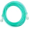 ResOne 50Ft Oxygen Supply Tubing, Crush Resistant, Standard Connectors for Nasal Cannulas, Cannula Nasal Tubing, Oxygen Concentrator - Green