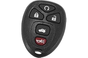 TUCKBOLD Keyless Entry Remote for Chevy Malibu 2004-2012 315Mhz KOBGT04A 5 Button Reusable | Control Replacement Car Key Fob 