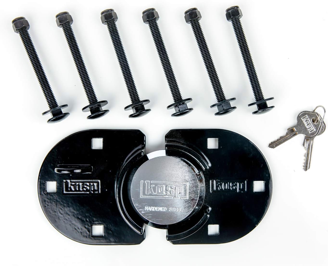 Kasp K50073A Van Lock with Hasp Set, Black, 95 x 60 mm - Image 5