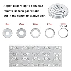 Wooden Coin Capsules Holder, Coin Storage Box Coin