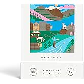 Reach International Outfitters Montana Adventure Bucket List: 50 Scratch-Off Cards for Outdoor Activities, Tourist Attractions, and Road Trips - Perfect Travel Gift and Guide for Exploring Montana