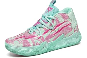 ZHENGHAISHANGMAO Womens Lightweight Lace Up High Top Fashion Basketball Shoes Soft Non-Slip Running Tennis Volleyball Sneakers Classic Sports Shoes