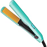 CHI Original Flat Iron Hair Straightener, Ceramic Floating Plates for Smooth Finish, Quick Heat Up Styling Tool, On/Off Switch, 1.25", Mint Mojito
