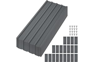 Garvee Galvanized Metal Roofing Sheets - Durable Corrugated Steel Panels - Easy Installation - for Outbuilding, Garage, Carpo