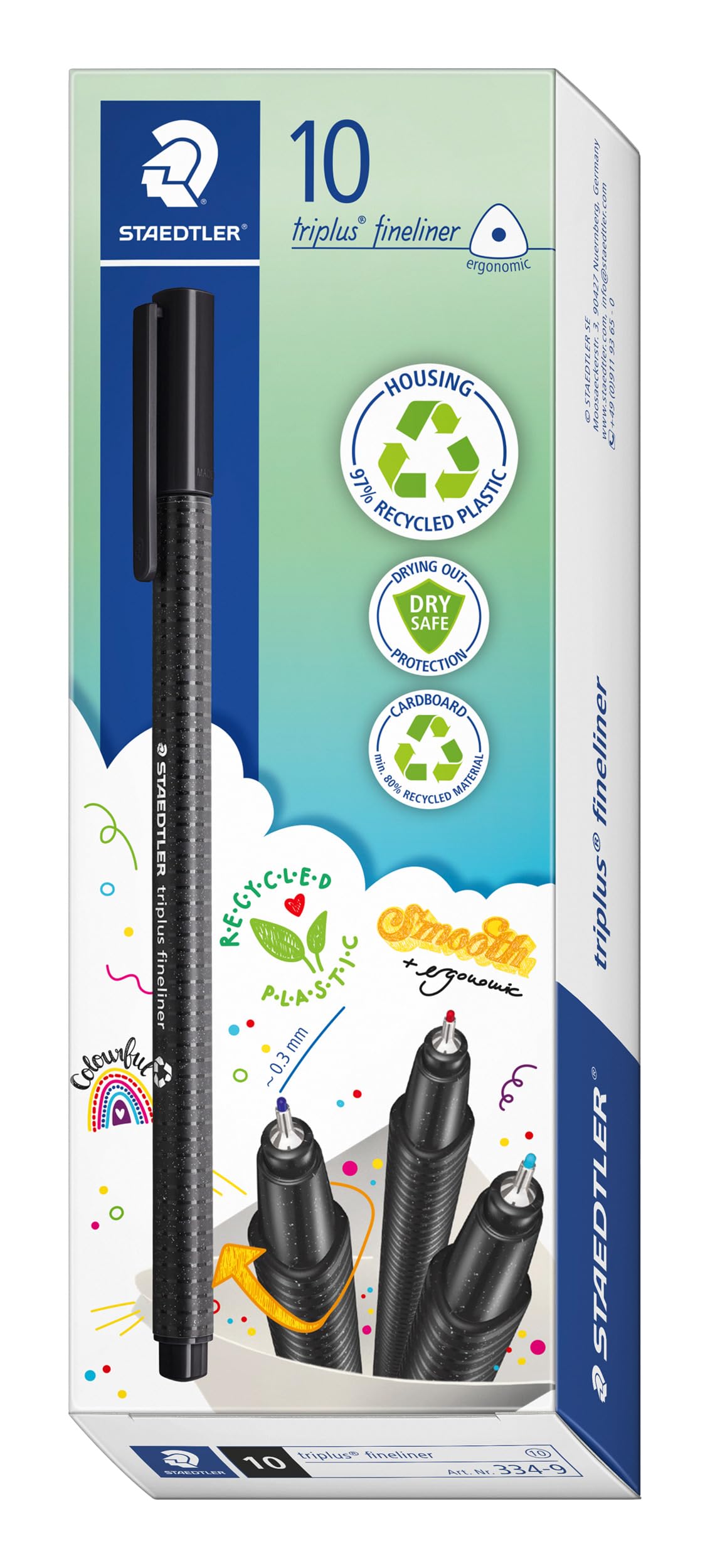 Staedtler Set of 30, Rubber White