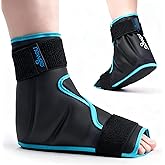 NEWGO Ice Pack Ankle Foot Ice Pack Wrap for Plantar Fasciitis, Reusable Gel Foot Cold Pack Hot Cold Therapy Foot Ice Wrap for