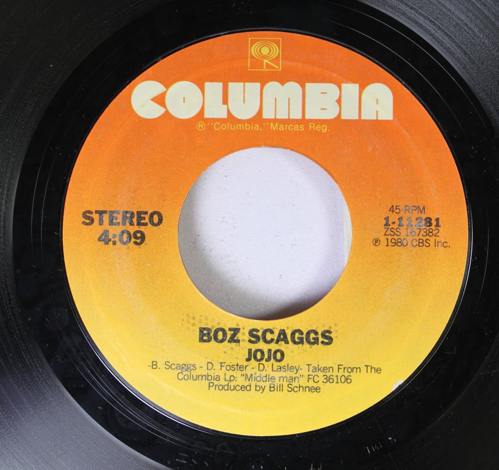 Boz Scaggs Boz Scaggs 45 RPM Jojo / Do Like You Do In New York