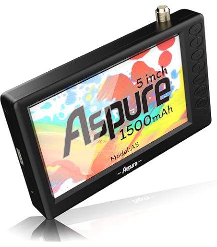 Cordless Tv 7 Inch Portable Digital TV - ATSC Compatible, Built-in ...