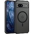 BENTOBEN for Google Pixel 8a Case [Compatible with Magsafe] Translucent Matte Magnetic Pixel 8a Case Magsafe Slim Shockproof Women Men Protective Phone Cases Cover for Google Pixel 8a 6.1" 2024,Black