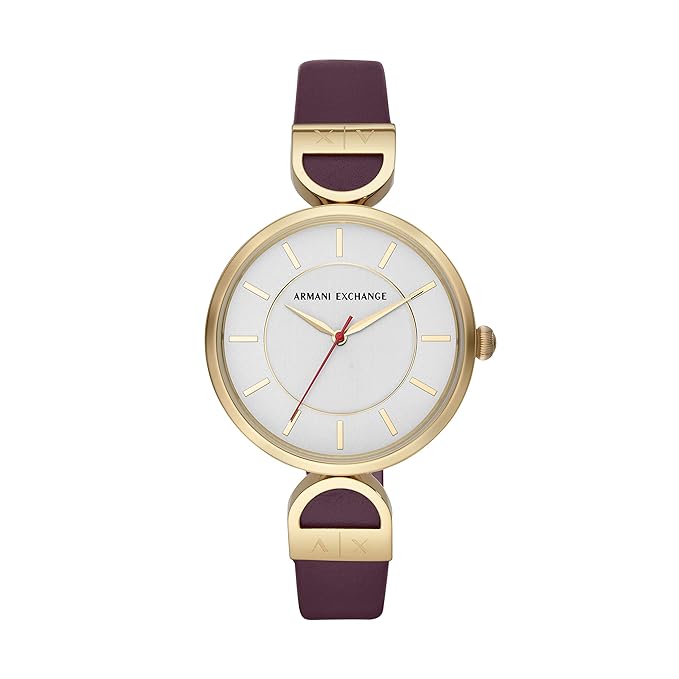 Brooke Analog White Dial Women's Watch - AX5326