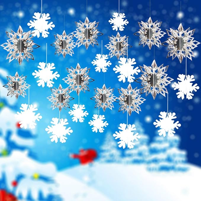 Winter Wonderland Decorations 3D Snowflake