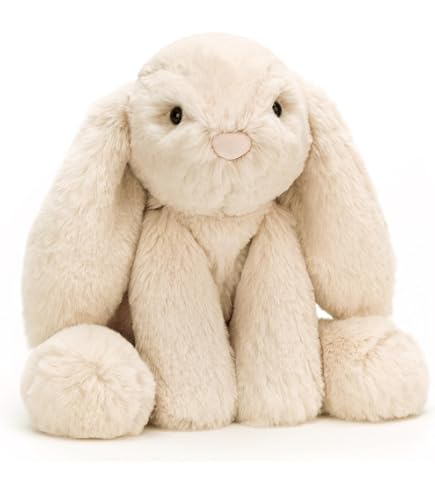 Amazon.com: Jellycat Blossom Cream Bunny, Berry, Medium : Toys & Games