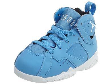 blue and white jordans toddler