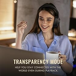 Hybrid Active Noise Cancelling Headphones, Wireless