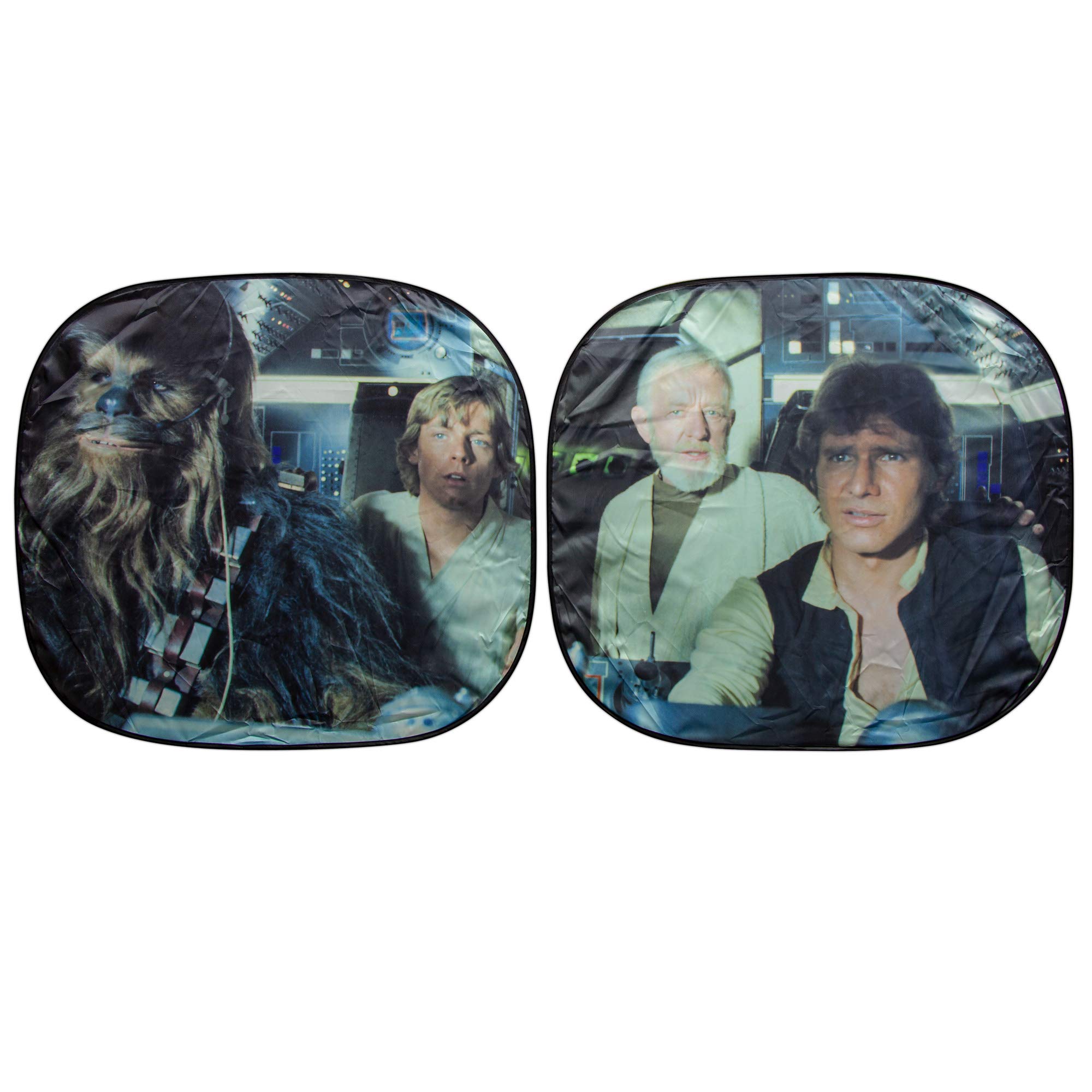 PlasticolorStar Wars Millennium Falcon Auto Springshade Windscreen Car Sunshade