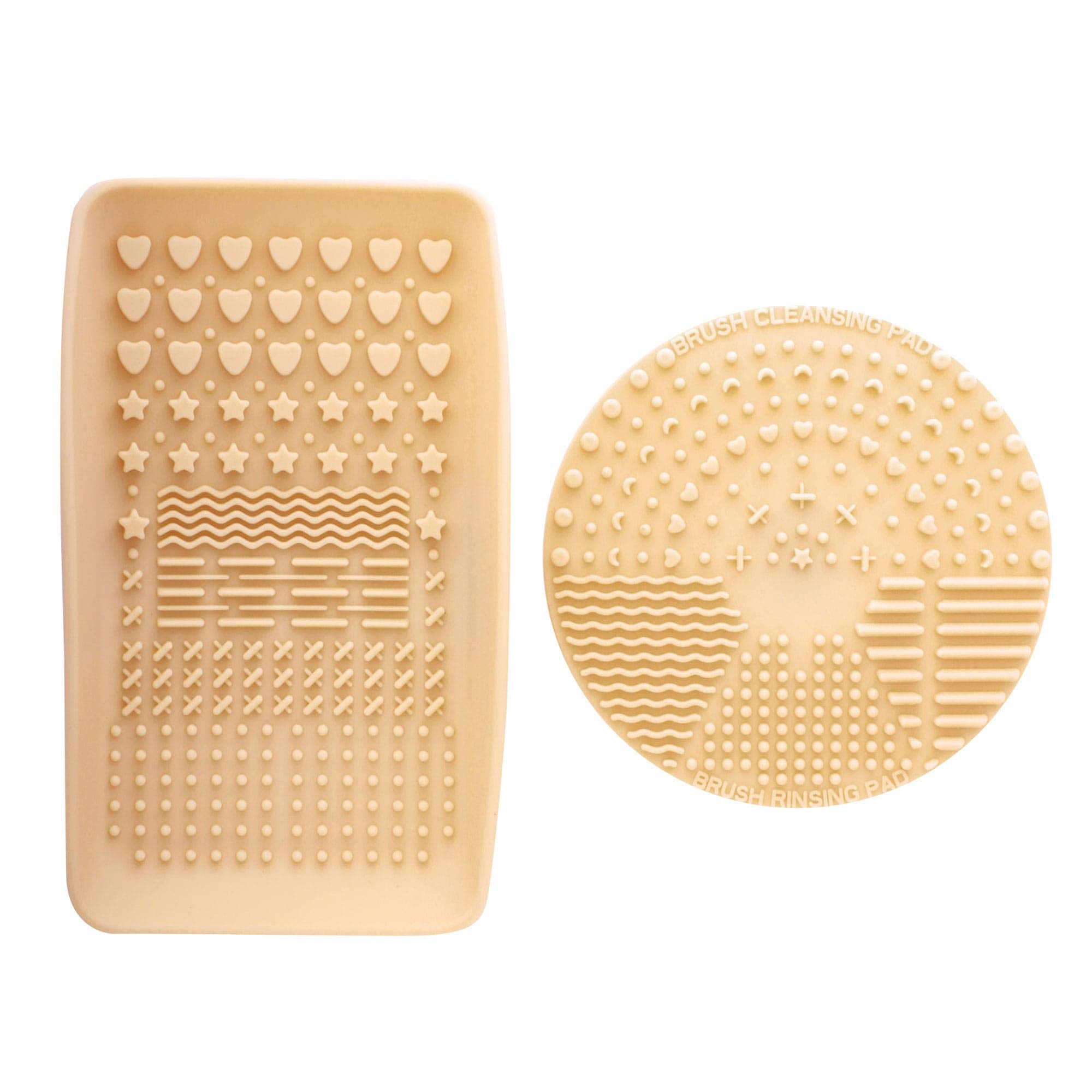 Nanshy Makeup Brush Cleaning Tool (Silicone Cleansing Duo Kit: Glove Palette Mat Scrubber Pads)