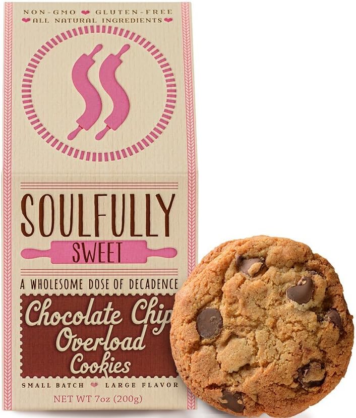 Gourmet Chocolate Chip Cookies, 8 Cookies per Box, Gluten Free, Non-GMO