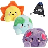 Aurora Palm Pals Space Astronomy Bundle: Eve Earth, Rae Sun, and Cal Meteor