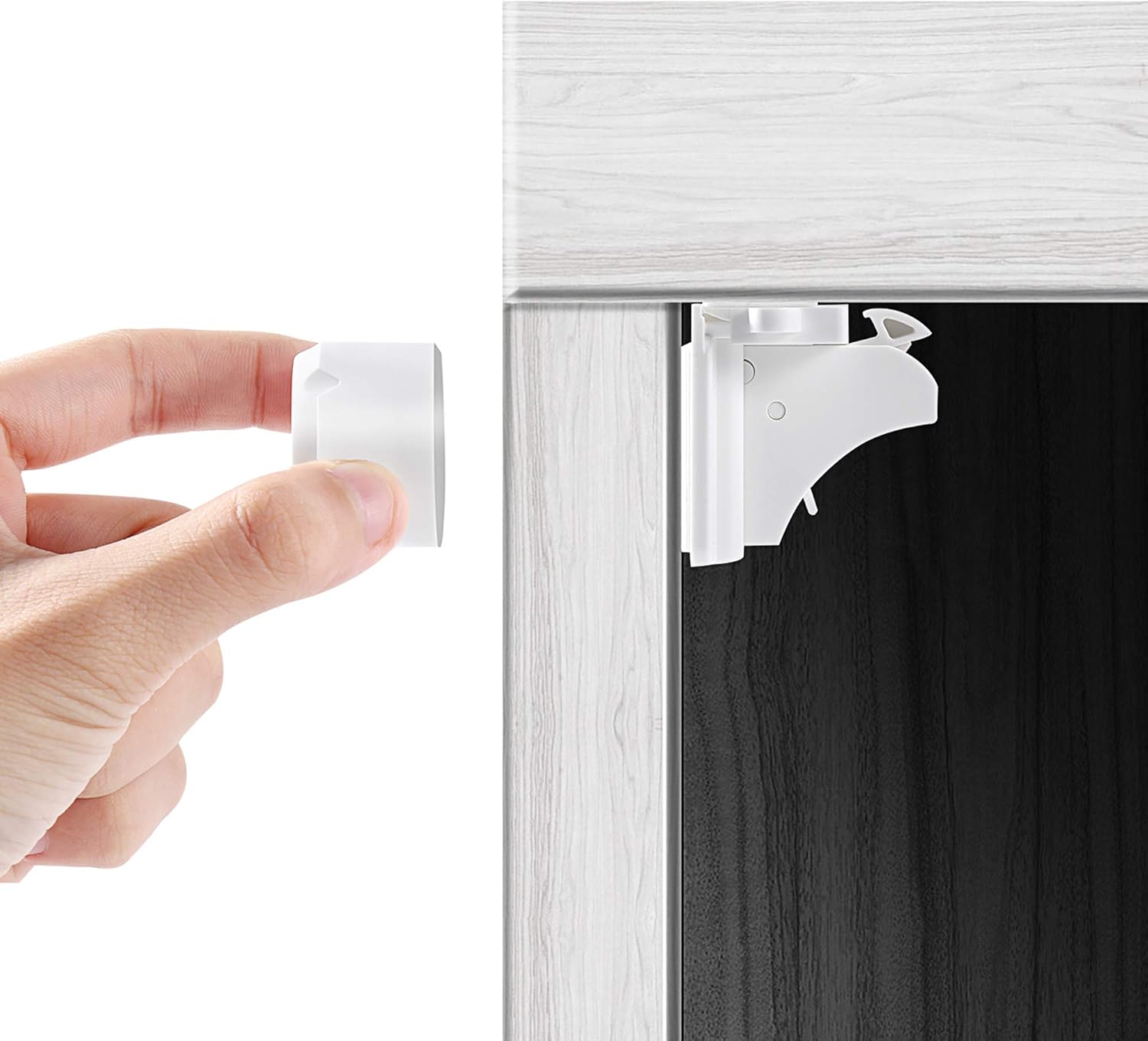 Baby Proofing Locks Safeasy Adhesive Children Safety Drawers Latches