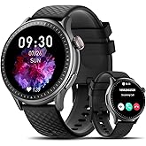 Smart Watch for Men Women, 1.46'' AMOLED Ultra-HD Screen Fitness Tracker with Heart Rate/Sleep/SpO2 Monitor, Answer/Make Call