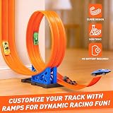 Dreamon Car Track 5M Flexible Race Track Set with 4 Cars Ramps Storage Bag view 7