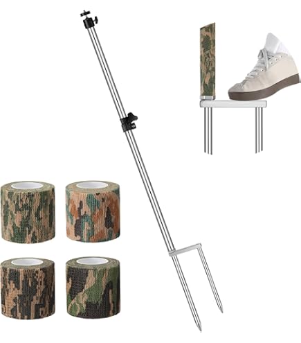 Game & Trail - Supporto Per Fotocamera Da Terra 3 In 1 In Alluminio, Rotazione 360°, Regolabile Da 40 A 80 Cm, Per Fototrappole E Pannelli Solari